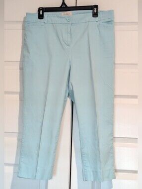 Talbots Petites Light Blue / Teal Capris